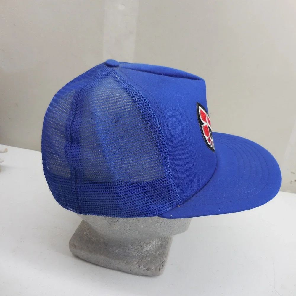 Vintage Pontiac Firebird Trans Am Trucker Hat Blue Mesh Snapback USA Eagle 80s